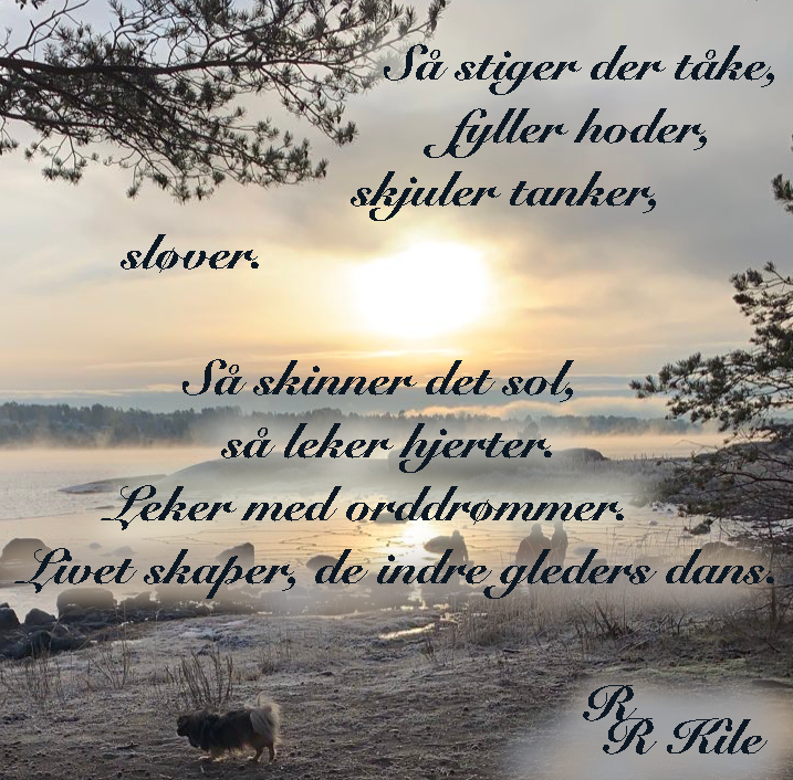 Vers skrevet av forfatter R.R. kile. Norsk Fantasy forfatter. 